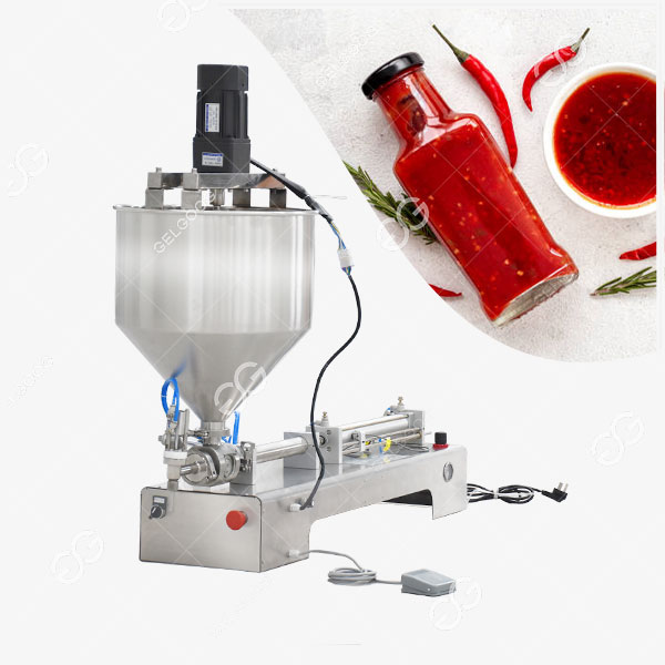 Machine De Remplissage De Sauce Pimentée Semi-Automatique