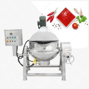 Marmite Pour Sauce Chili En Acier Inoxydable Avec Mélangeur