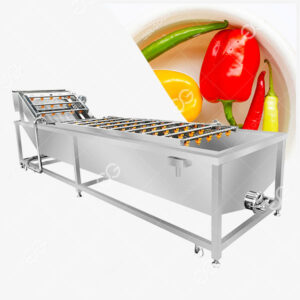 Machine À Laver Les Piments Poivrons En Acier Inoxydable