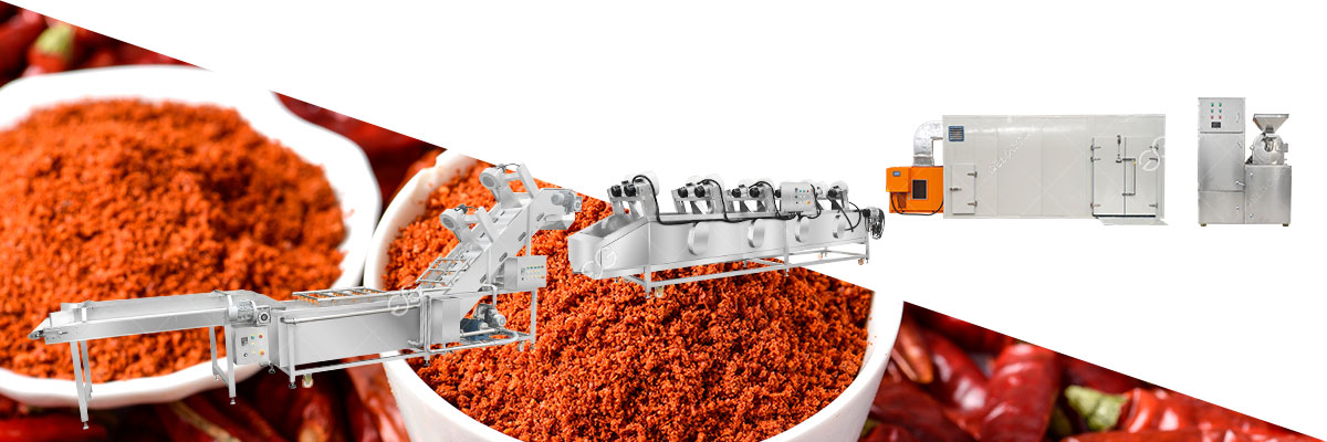 Machines De Transformation De Piments En Poudre En Usine