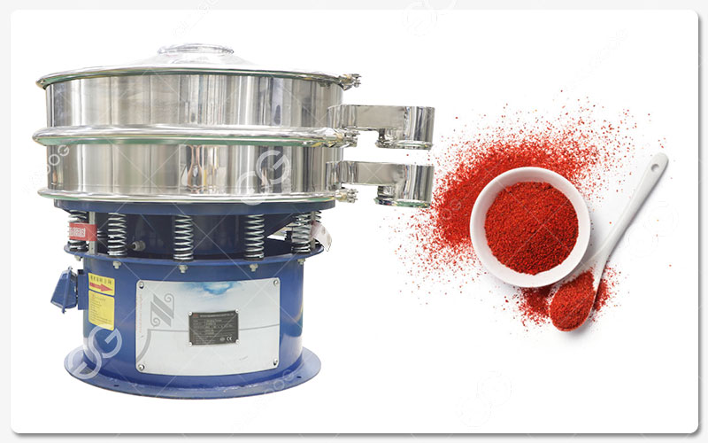 Caractéristiques Du Tamis Vibrant Pour La Poudre De Chili